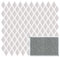 mozaiky | nerezová mozaika | Butterfly | 02A/F – nerez, stříbrná, vzor skvrny