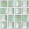 mozaiky | skleněná mozaika DUA | Ice | N15 IA 04 – světle pistáciová, perleť