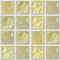 mozaiky | skleněná mozaika DUA | Ice | N15 IB 76 – žlutá, perleť, průhledná