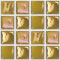 mozaiky | skleněná mozaika DUA | Ice | N15 IC 101 – zlatá, perleť