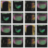 mozaiky | skleněn&aacute; mozaika DUA | Ice | N15 IC 45 – čern&aacute;, perleť