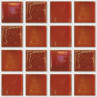 mozaiky | skleněn&aacute; mozaika DUA | Ice | N15 IC 98 – oranžov&aacute;, perleť