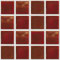 mozaiky | skleněná mozaika DUA | Ice | N15 IC 99 – červená, perleť