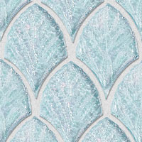 mozaiky | skleněn&aacute; mozaika DUA | Leaf | N LF A65 – b&iacute;l&aacute;