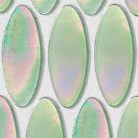 mozaiky | skleněn&aacute; mozaika DUA | Oval | N TS A75 – oranžov&aacute;