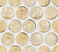 mozaiky | skleněn&aacute; mozaika LAURA | Penny round 18 | N18 LDG 468 – zlat&aacute;