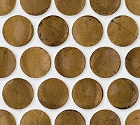 mozaiky | skleněn&aacute; mozaika LAURA | Penny round 18 | N18 LMGS A49 – hněd&aacute;