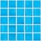 mozaiky | skleněná mozaika LAURA | Square 15 | N15 LDG 02 – tyrkys