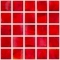 mozaiky | skleněná mozaika LAURA | Square 15 | N15 LDG 100 – červená