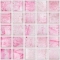 mozaiky | skleněná mozaika LAURA | Square 15 | N15 LDG 101 – růžová