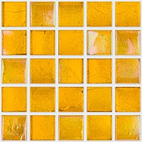 mozaiky | skleněná mozaika LAURA | Square 15 | N15 LDG 43 – okrová