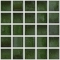 mozaiky | skleněná mozaika LAURA | Square 15 | N15 LDG 46 – tmavá zelená