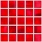 mozaiky | skleněná mozaika LAURA | Square 15 | N15 LMG 100 – červená