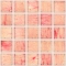 mozaiky | skleněná mozaika LAURA | Square 15 | N15 LMG 101 – růžová