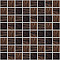 mozaiky | skleněná mozaika | Aton | N10 GS 45 – černo-hnědá s měděnkou