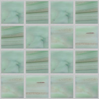 mozaiky | skleněná mozaika | Aton | N20 GA 74 – bílo-zelená