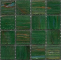 mozaiky | skleněná mozaika | Aton | N20 GF 439 – zelená s měděnkou