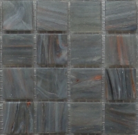 mozaiky | skleněná mozaika | Aton | N20 GF 456 – tm. šedá s měděnkou