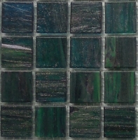 mozaiky | skleněná mozaika | Aton | N20 GF 479 – modro-zelená s měděnkou