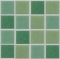 mozaiky | skleněná mozaika | Menhet MIX | N20 M 9 – zelený mix