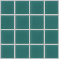 mozaiky | skleněná mozaika | Menhet PURE | H20 P 10 – zelenomodrá