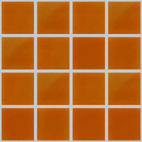 mozaiky | skleněn&aacute; mozaika | Menhet PURE | H20 R 62 – oranžov&aacute;