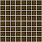 mozaiky | skleněná mozaika | Menhet | N10 BS 44 – tmavě hnědá