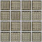 mozaiky | skleněná mozaika | Nefertum | N20 TA 52 – světle šedá transparentní