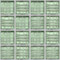 mozaiky | skleněná mozaika | Nefertum | N20 TA 74 – světle zelená transparentní