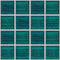 mozaiky | skleněná mozaika | Nefertum | N20 TB 28 – zelenomodrá transparentní