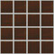 mozaiky | skleněná mozaika | Nefertum | N20 TC 44 – tmavě hnědá transparentní