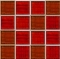 mozaiky | skleněná mozaika | Nefertum | N20 TC 99 mix – červeno-oranžový mix transparentní