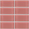 mozaiky | skleněná mozaika SIA | S2348  | S2348 K 31 – růžová