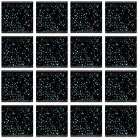 mozaiky | skleněn&aacute; mozaika SIA | SIA METAL | S23 GO G50 – čern&aacute; s glitrem