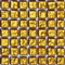 De Luxe | mosaic | Classic | S15 WZ 15C – dark gold relief