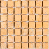 De Luxe | mosaic | Stone | M15 TG – travertin gold
