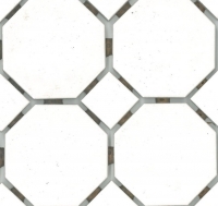 mosaic | ceramic mosaic | Octagon | B OC 90 – white - matt 