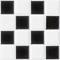 mosaic | ceramic mosaic | Palette MIX | H LN 99 – white,black, chessboard