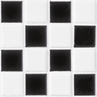 mosaic | ceramic mosaic | Palette MIX | H LN 99 – white,black, chessboard