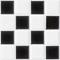 mosaic | ceramic mosaic | Palette MIX | H LNG 99 – white,black, chessboard