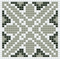 mosaic | ceramic mosaic | PixLa | B PX 003 A – gray-black-white