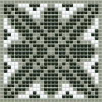 mosaic | ceramic mosaic | PixLa | B PX 003 C – black-gray-white