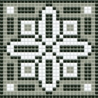 mosaic | ceramic mosaic | PixLa | B PX 006 C – black-gray-white