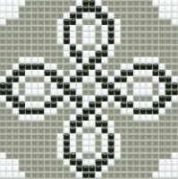 mosaic | ceramic mosaic | PixLa | B PX 007 A – gray-black-white