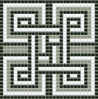 mosaic | ceramic mosaic | PixLa | B PX 010 C – black-gray-white