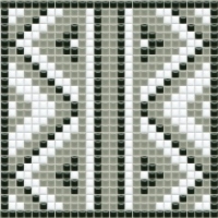 mosaic | ceramic mosaic | PixLa | B PX 012 A – gray-black-white