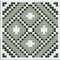 mosaic | ceramic mosaic | PixLa | B PX 016 A – gray-black-white