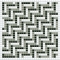mosaic | ceramic mosaic | PixLa | B PX 020 B – white-gray-black