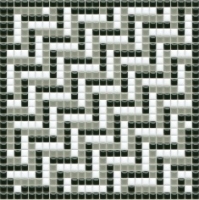 mosaic | ceramic mosaic | PixLa | B PX 020 C – black-gray-white
