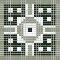 mosaic | ceramic mosaic | PixLa | B PX 022 C – black-gray-white